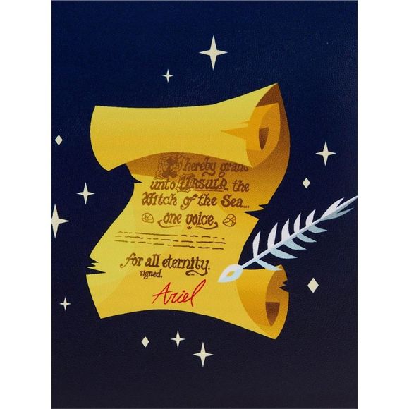 LOUNGEFLY Disney The Little Mermaid Ursula’s Lair glow in the dark mini … - Picture 6 of 6